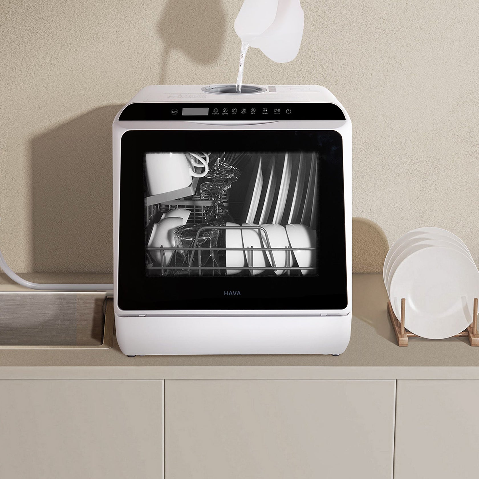 HAVA R01 Table Top Dishwasher Bundle