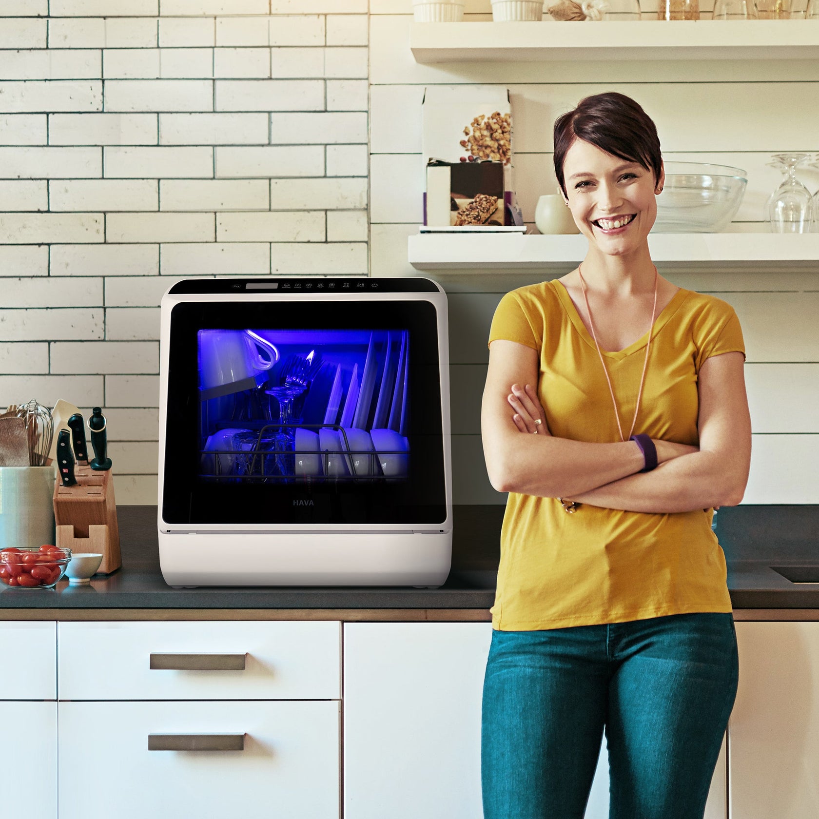 HAVA R01 Table Top Dishwasher Bundle