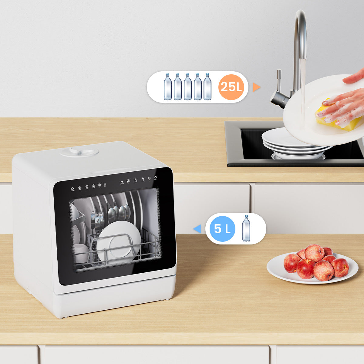 Refurbished HAVA R09 Tabletop Dishwasher