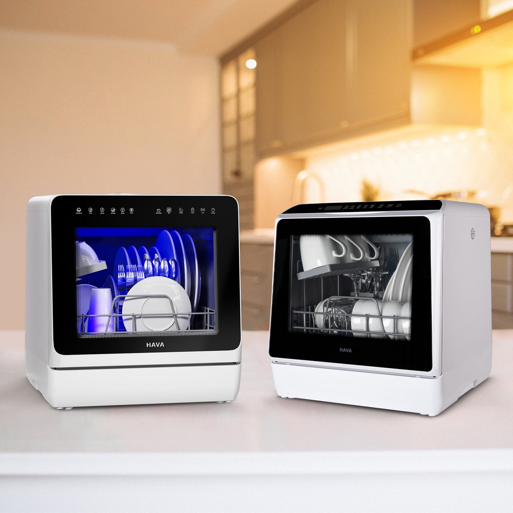 HAVA R09 and R01 Tabletop Dishwasher Bundle